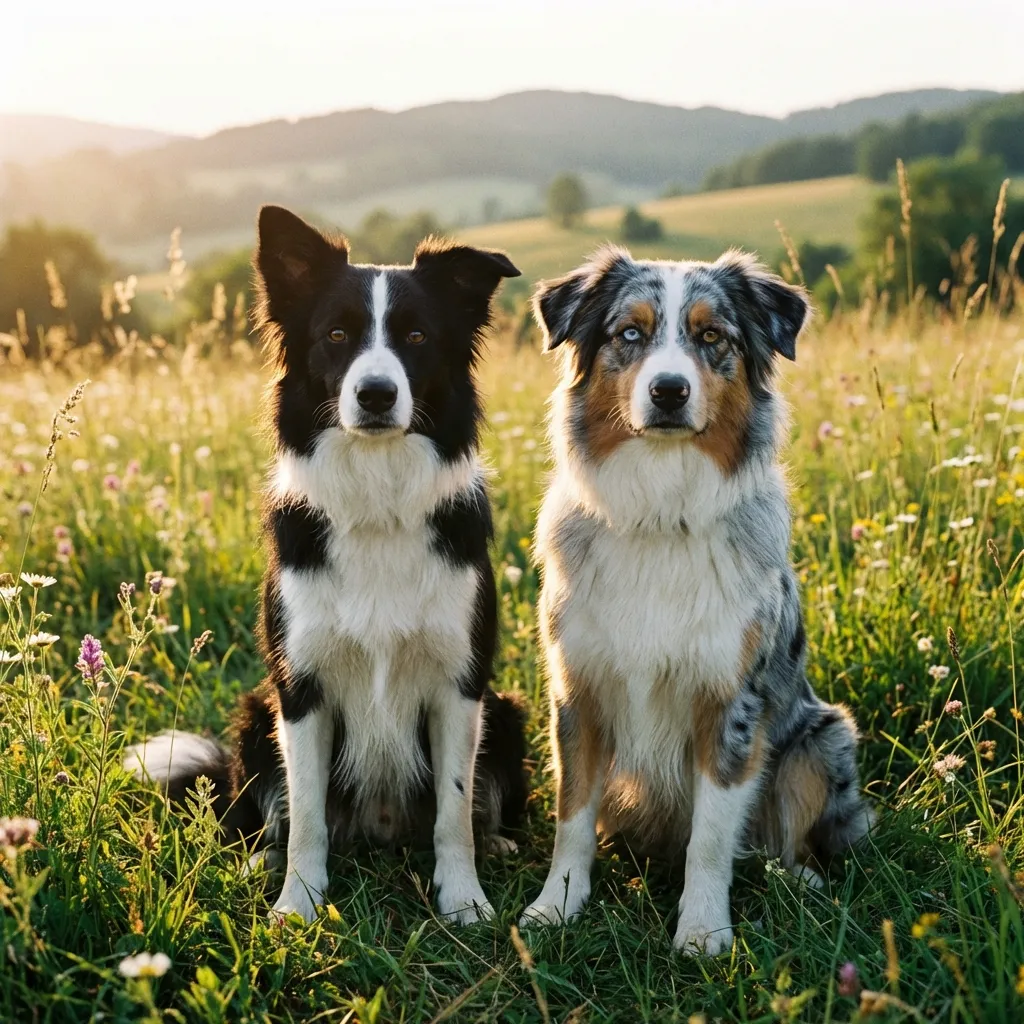 Berger Australien ou Border Collie ? Le duel des génies